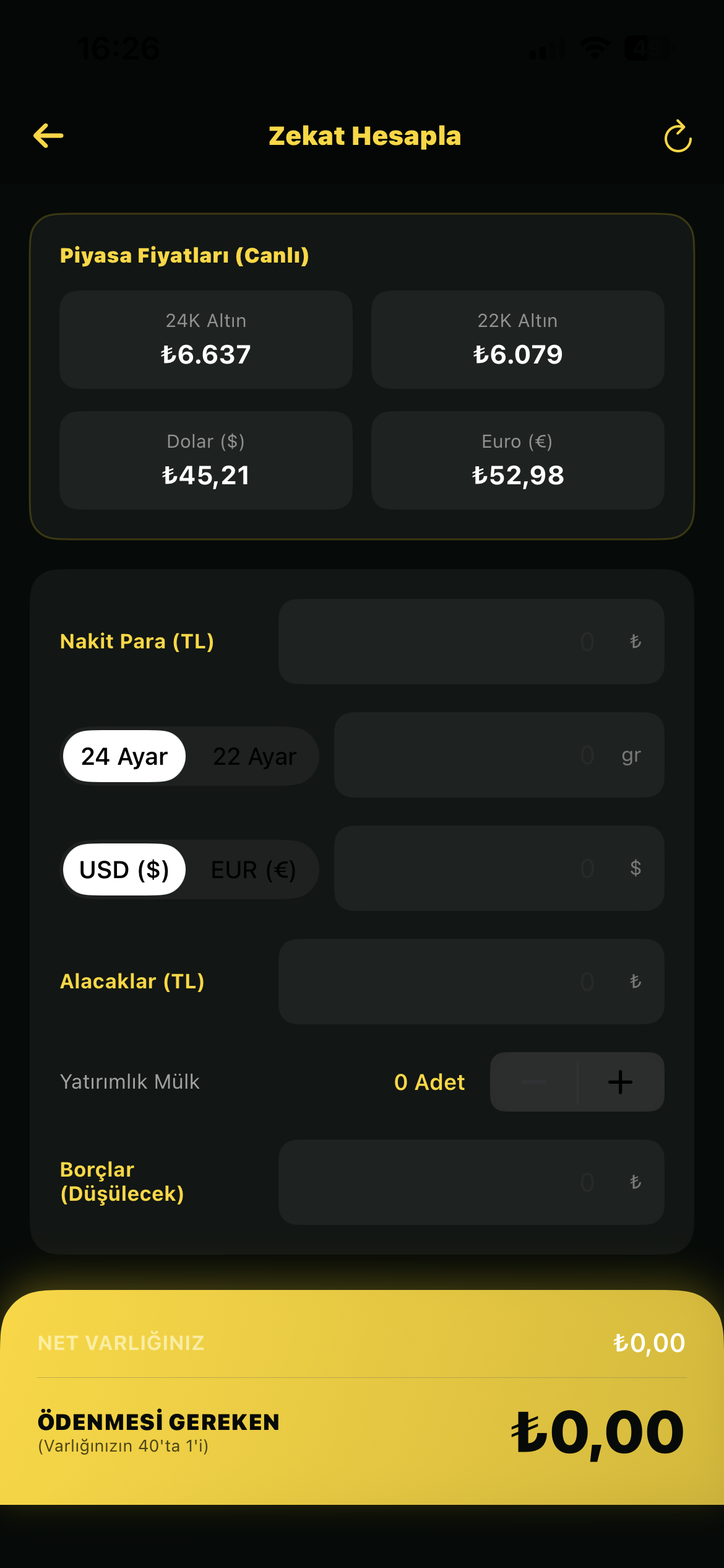 Zekat Ekranı